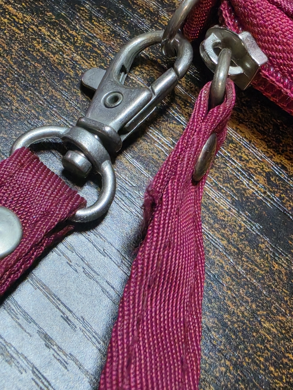 Travelon Quilted Wristlet Wallet in Raspberry - Picture 6 of 15